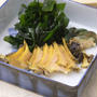 「蒸しアワビ」と「スナップえんどうごはん」