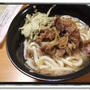 お肉のおばちゃんのお肉うどん（笑）