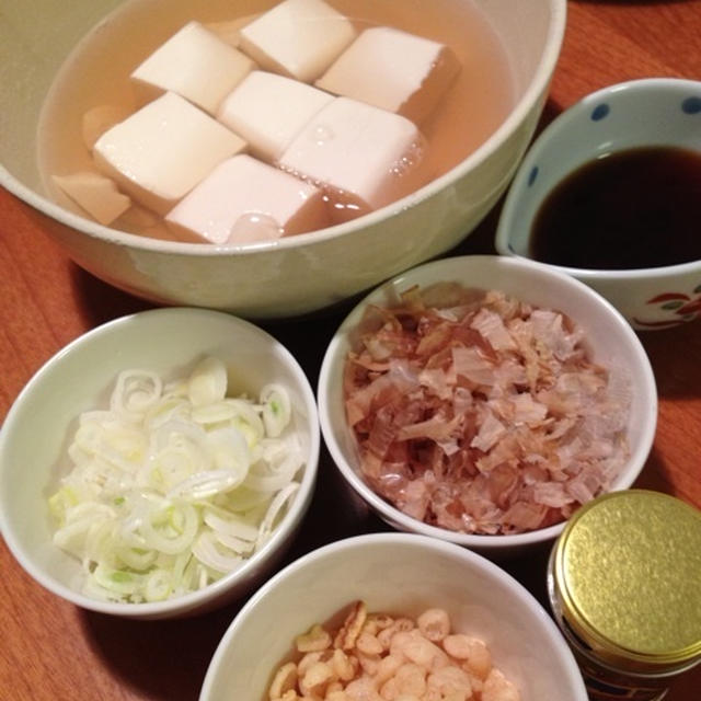 夕ごはん〜湯豆腐