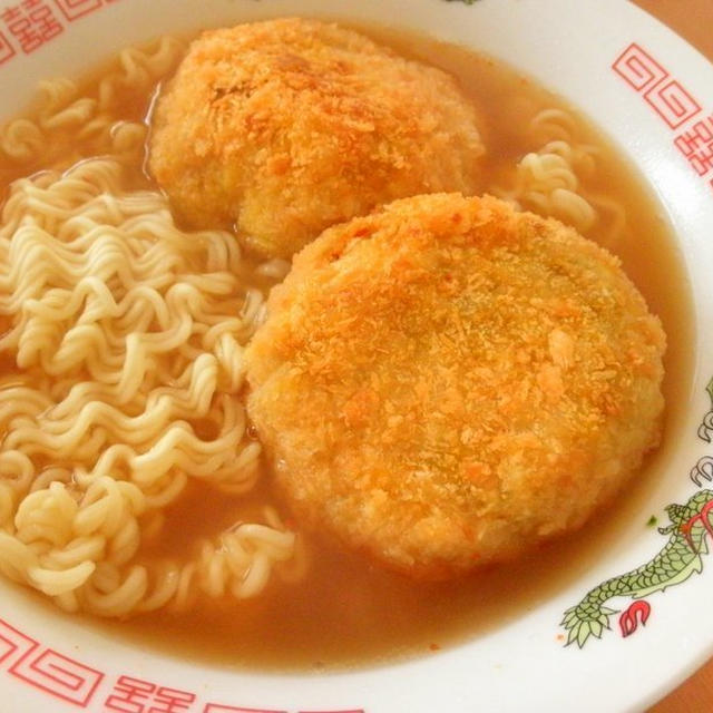 コロッケ味噌ラーメン