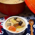 カラダがポカポカ  ほっこり♡鮭とお芋の秋シチュー     #本日のおうちごはん