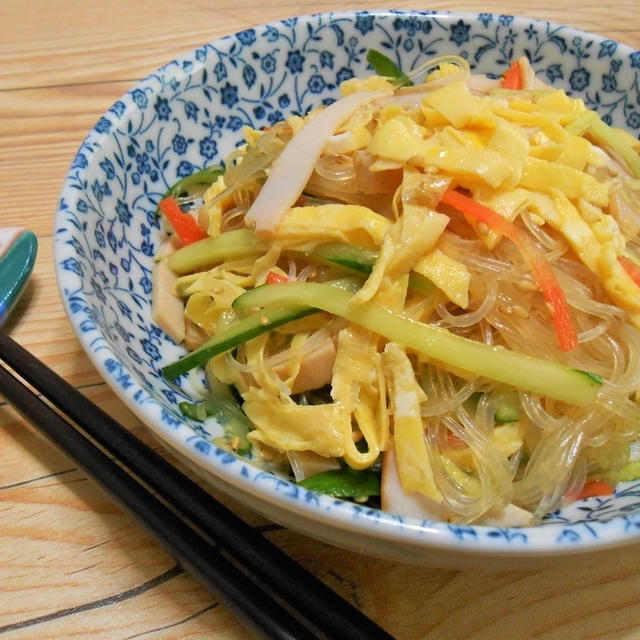 簡単！！給食の味再現！！春雨サラダの作り方