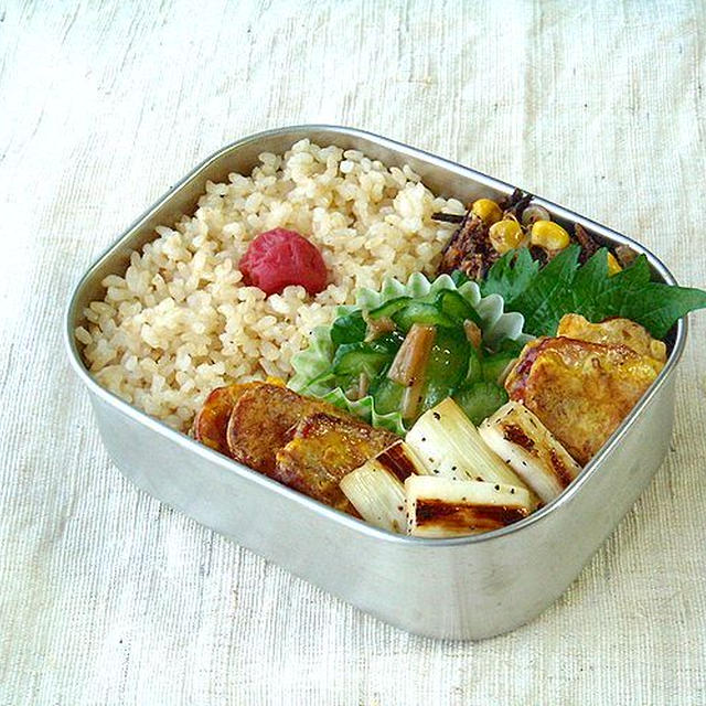 7/4(木)焼き豚ピカタ弁当