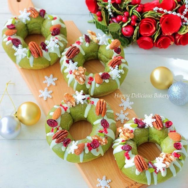 レシピブログさんの連載は『クリスマスリースパン』