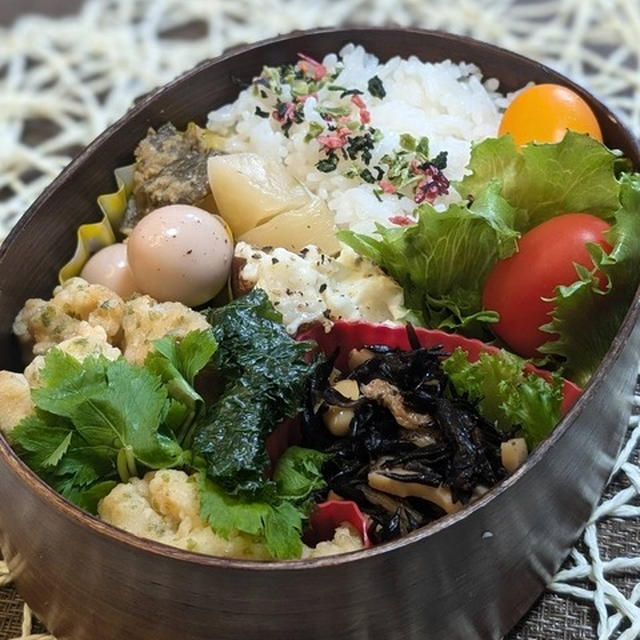 ミニトマトもらったんだよ～夫のお弁当８６
