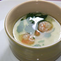 あんかけエビの洋風茶碗蒸し