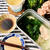 メスティンで、菜の花と豚肉のしゃぶしゃぶ