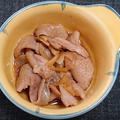 鶏皮のめんつゆ煮