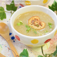 【レシピ】とろとろ！すりおろしれんこんと生姜のあったかスープ