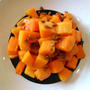 バターナッツかぼちゃの簡単下処理の仕方 Trader Joe’s  Rosemary & Thyme Maple Toffee Sunflower SeedsとButternut Squash