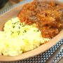 夕食☆圧力鍋で鶏手羽元の無水カレー　プチベールの白和え