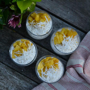 Chia Coconut Pudding チアココナッツプディング