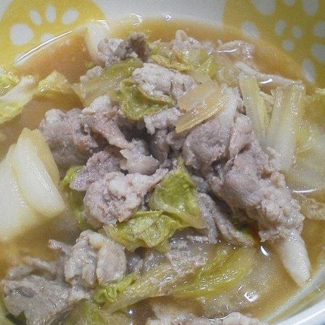白菜と豚肉の煮込み～簡単新定番～