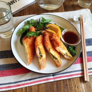 ♡揚げ焼き&バッター液de超簡単♡ささみの大葉チーズカツ♡【簡単＊時短＊節約＊お弁当＊作り置き】