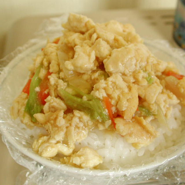 豆腐と卵のとろとろあんかけ