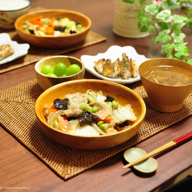 【ミートボールであったか時短ごはん】と一昨日の晩ごはん