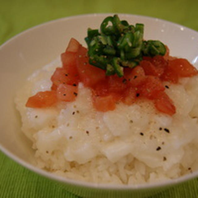 夏とろろ飯。