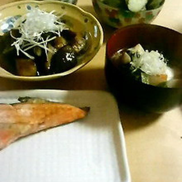 晩ご飯(雑煮)