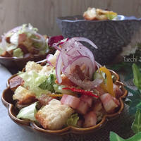 ローズマリークッペで簡単クルトン　シーザーサラダ