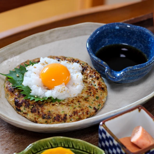 【つくね】餃子の残りで☆月見おろしつくね