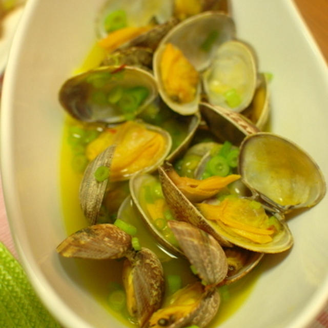 サフラン香る♪あさりの酒蒸し～ひな祭り～
