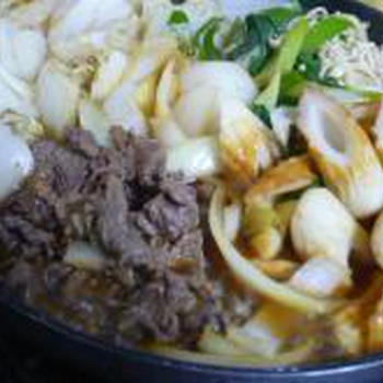 給料日前！フライパンdeなんちゃってすき焼き♪