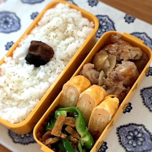 【本日の日替わり弁当】ガーリックチキン弁当