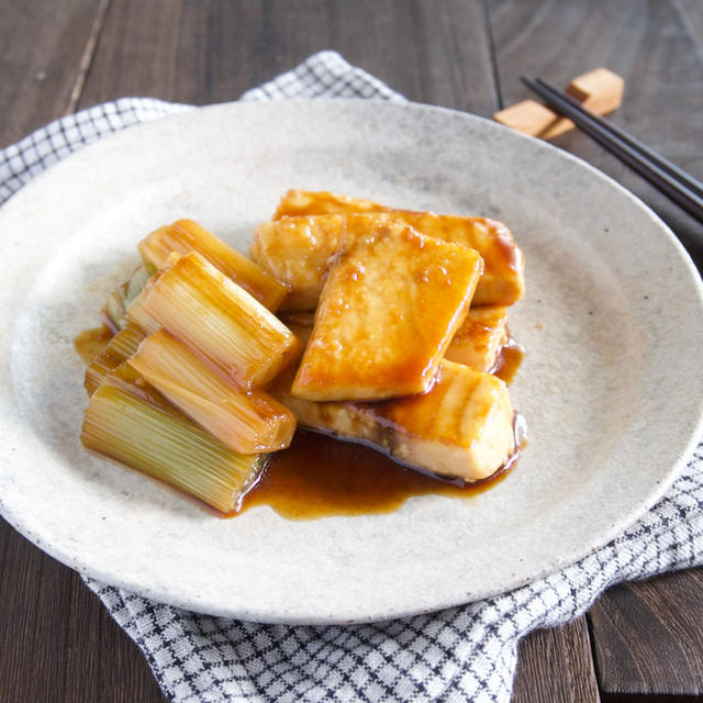 くたくたネギにも味しみしみ♪メカジキと長ネギの照り煮＊子ども喜ぶ魚料理