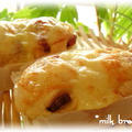 柿酵母♪コーンミールでウインナーチーズのミニ食パン