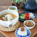 肉団子と野菜の中華スープ