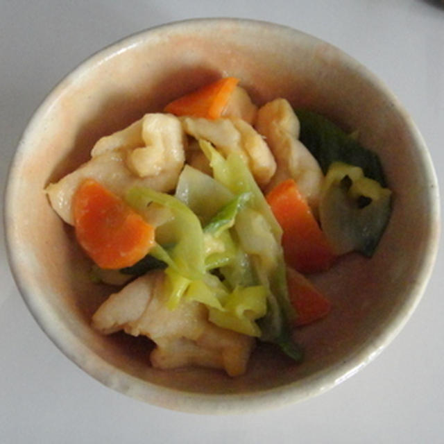 麩の酢味噌和え★★★
