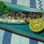 秋刀魚の塩焼き、収穫すだちを絞って！