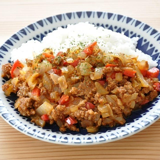 【ラクうまおかず】旨味あふれるドライカレー