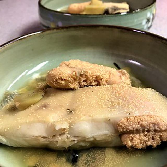 カレイの煮つけ＆プランターのチューリップ♪