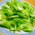 塩麹でセロリ炒め