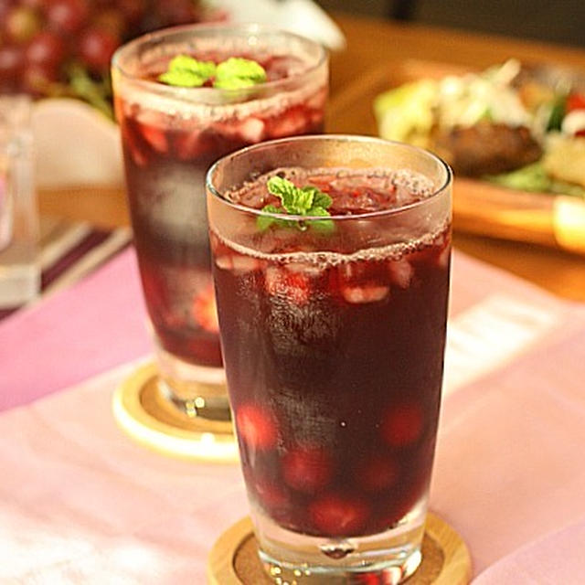 Grape Peach Iced Tea