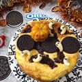 【ハロウィンレシピ】オレオな、かぼちゃあんこのベイクドチーズケーキ！