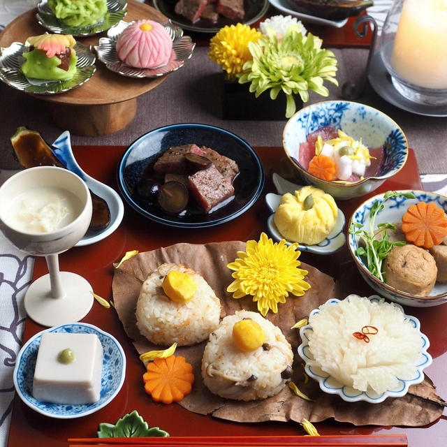 結婚記念日＆重陽の節句ごはん♪