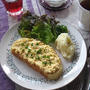 staubでフォカッチャを焼き、卵のオープンサンド ＆ ありがとう♪