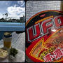プールサイドで焼きそばＵＦＯ