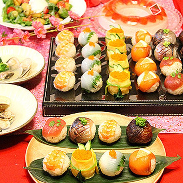 親子手毬寿司作り☆雛祭り２０１２