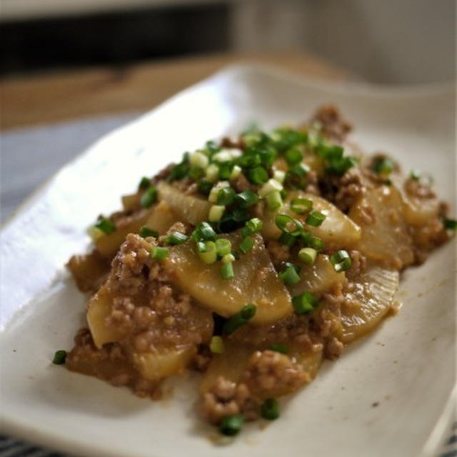 味噌そぼろの作り置きも同時に出来る♪麻婆大根。