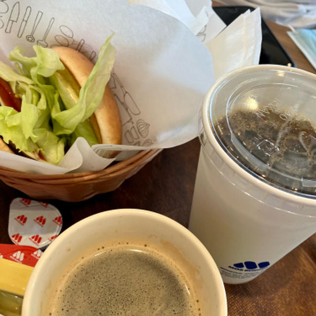 久しぶりのモスバーガーはは朝モスで