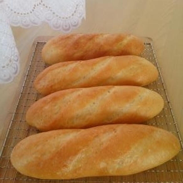 フランスパン♪ミルクフランス・かぼちゃ餡フランス♪