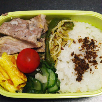 9月1日☆今日のお弁当は、豚肉のクレソル焼き弁当