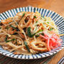 ちくわたっぷりポン酢焼きうどん