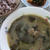 ★韓国で誕生日に食べる牛肉わかめスープ（쇠고기・미역국）。