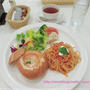 新宿中村屋オリーブハウス「パンシチューとパスタ盛合せプレート」＠浦和パルコ店
