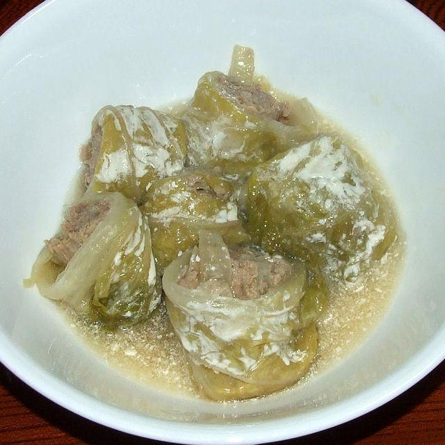 白菜ロール＆サンマのコチュジャン煮