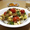 ちょっと甘めのトマトマーボー丼☆